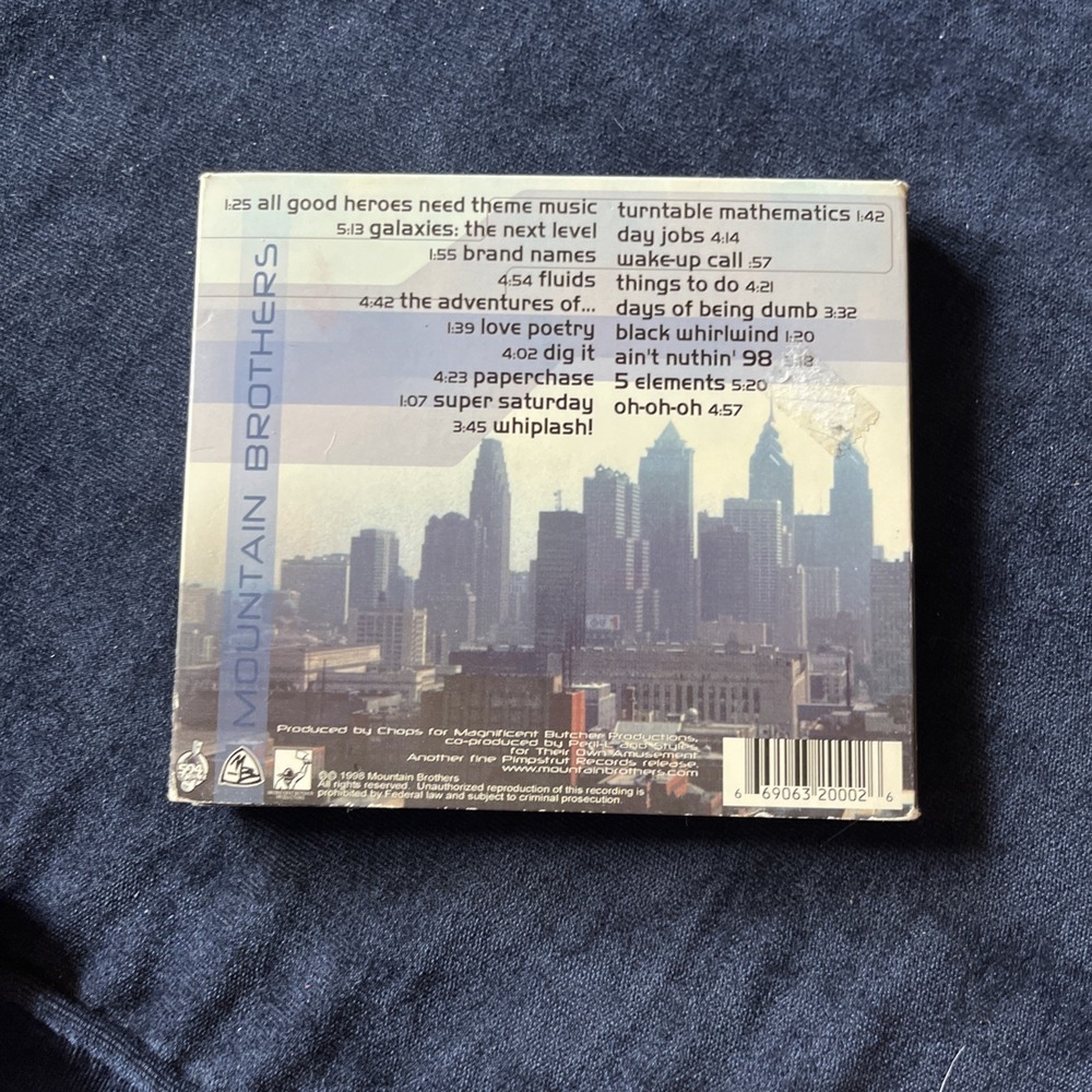 Mountain Brothers Self Volume 1 CD Rare Independent Underground Hip Hop 1999 - Picture 5 of 5